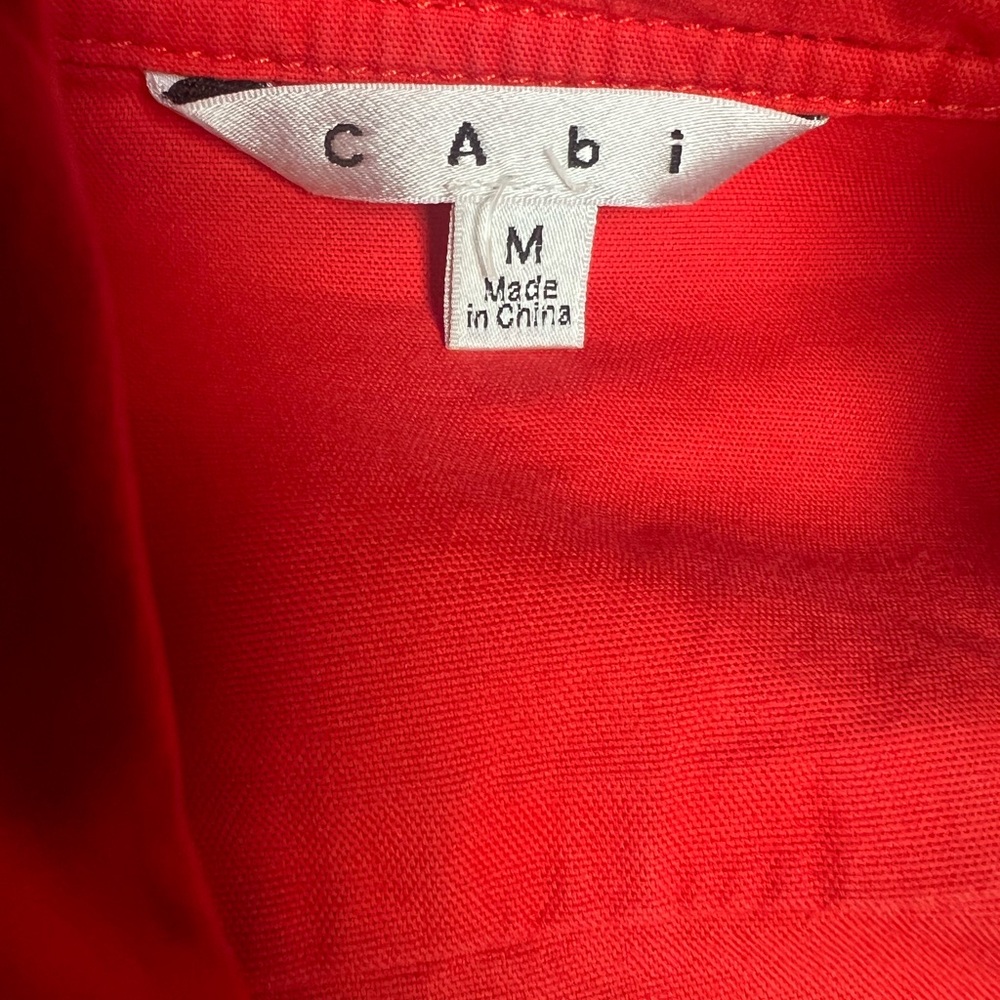 Cabi Taylor Ruffle Hem Utility Jacket - Picture 2 of 8